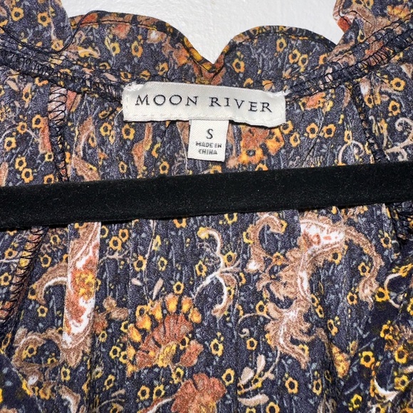 Moon River Paisley Dress Small - Picture 3 of 8